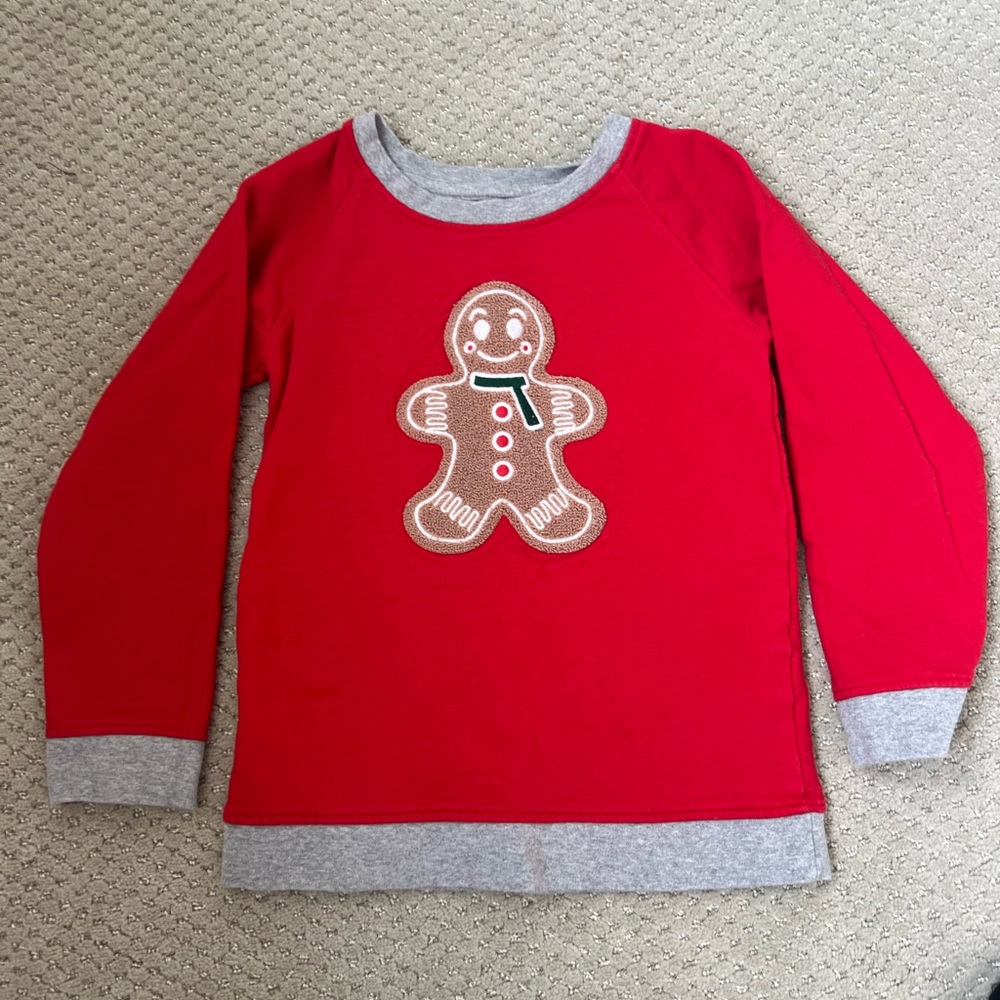 Monica & Andy Gingerbread Christmas Sweatshirt 6/7